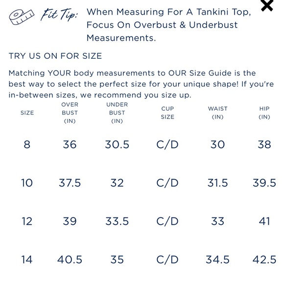 Swimsuits For All Black Swim Top Tankini Size 14 - Picture 9 of 9